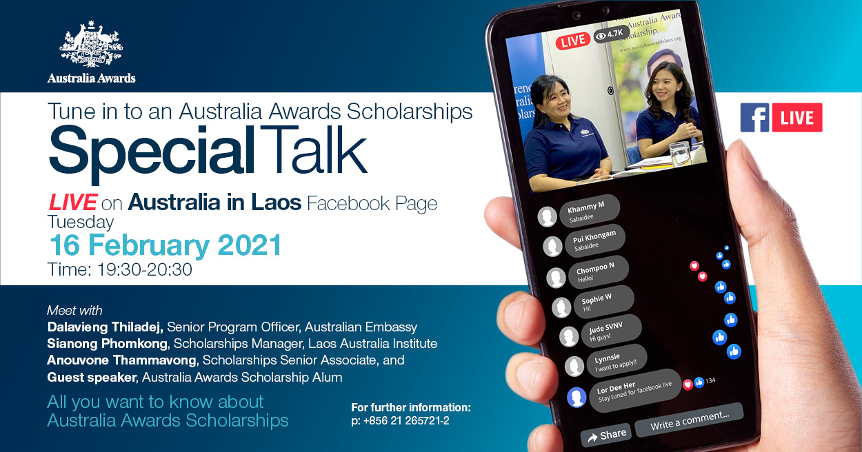 Special Talk on the Australia Awards Scholarships 2022