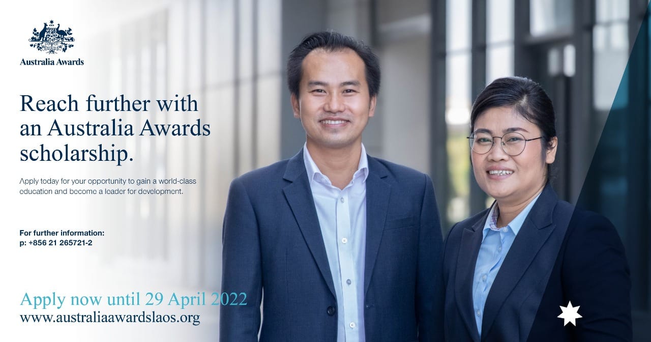 Australia Awards Scholarships for study commencing 2023 are now open! –  Laos Australia Institute